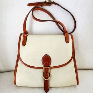 DOONEY & BOURKE Vintage Pebbled Leather Shoulder Bag Handbag